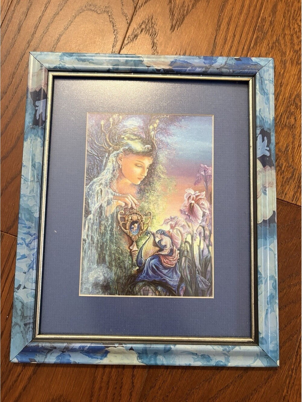 Josephine Wall Giclee Art Print Undine(Nymph) In Multicolor Frame Mystical